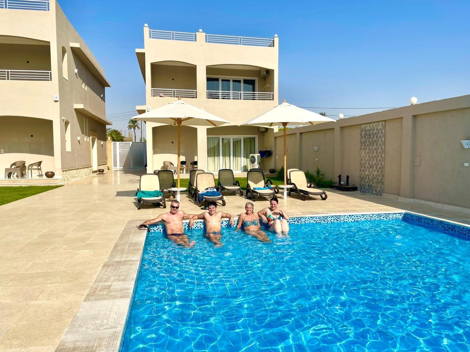 Royal Nile Villas - Pool View Apartment 2 Luxor Kültér fotó