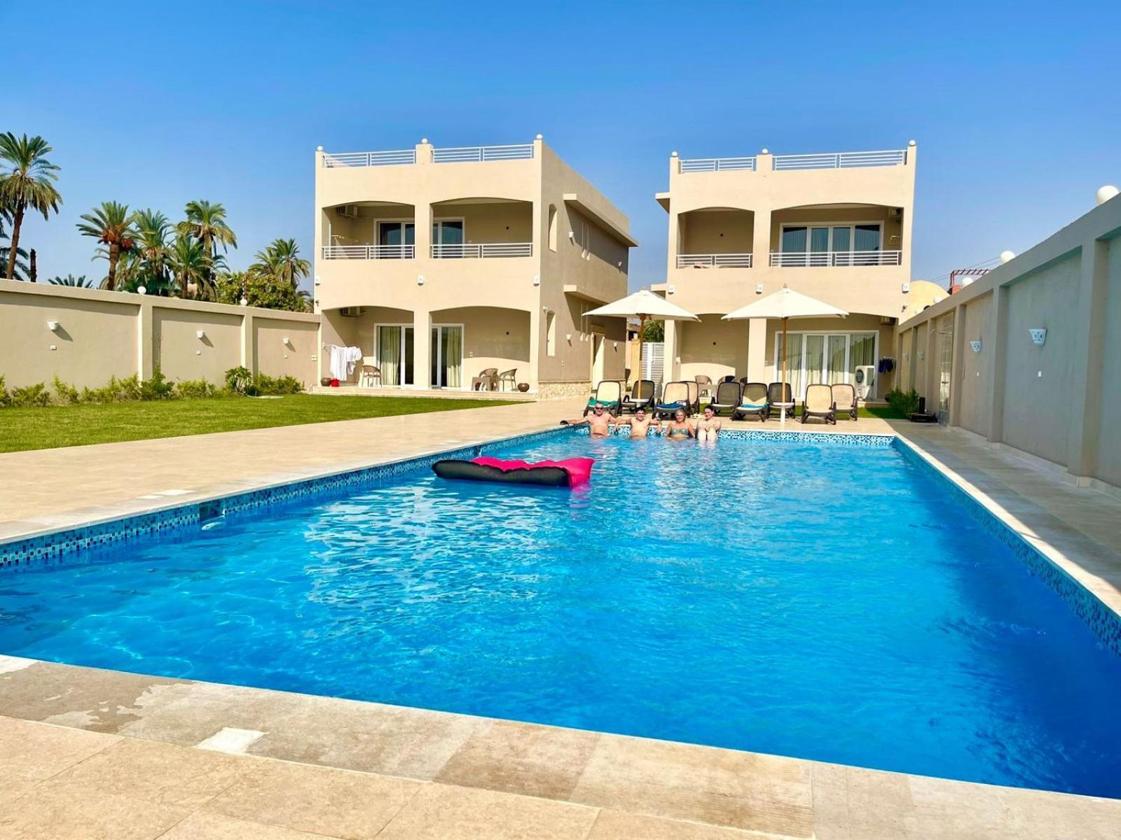 Royal Nile Villas - Pool View Apartment 2 Luxor Kültér fotó